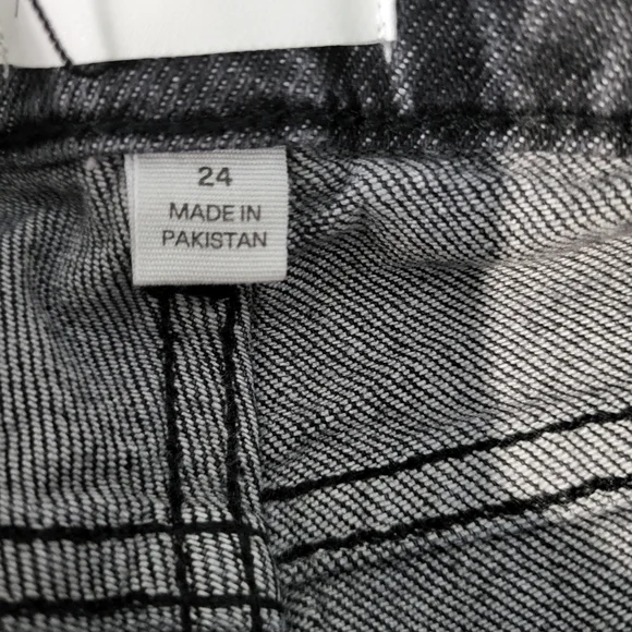 The Drop Frida Jeans Relaxed Carbon Wash Size 24" - Picture 7 of 10